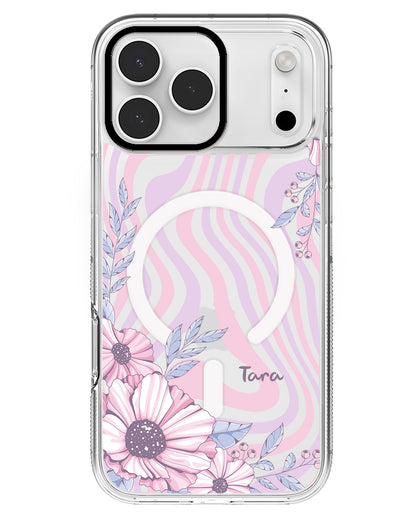 iPhone Rearguard MagSwap - Pink Blossom