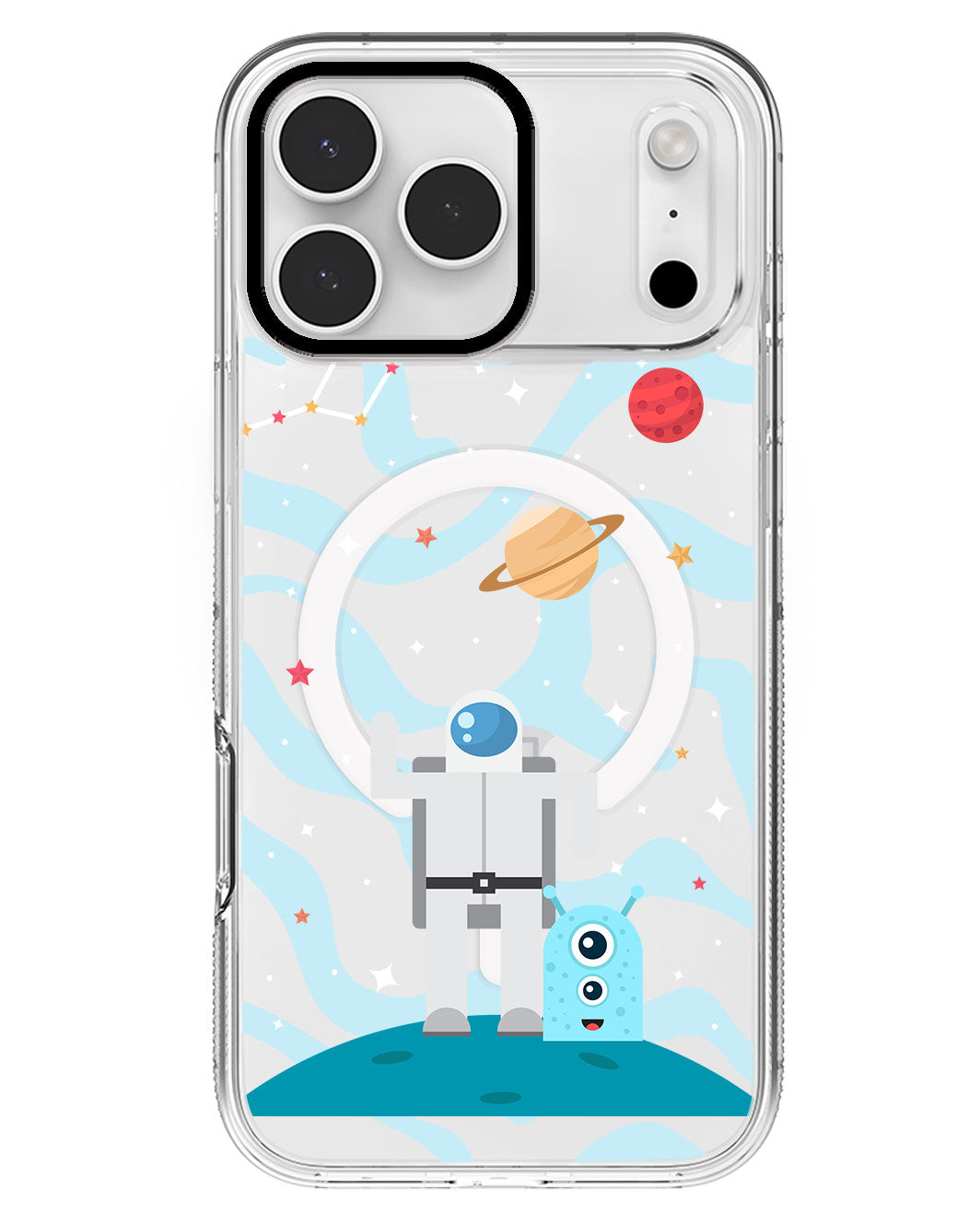 iPhone Rearguard MagSwap - Blue Alien