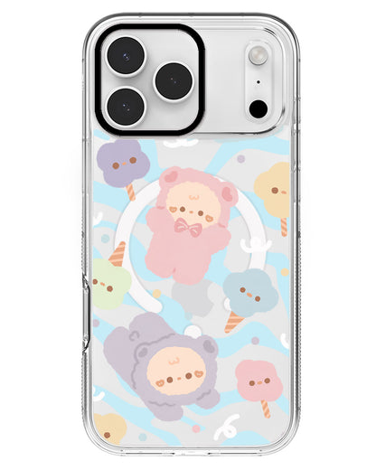 iPhone Rearguard MagSwap - Cotton Teddy