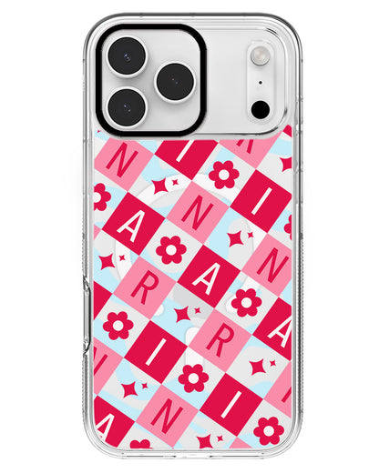 iPhone Rearguard MagSwap - CUSTOM MONOGRAM 3.0 Flower Grid 1.0