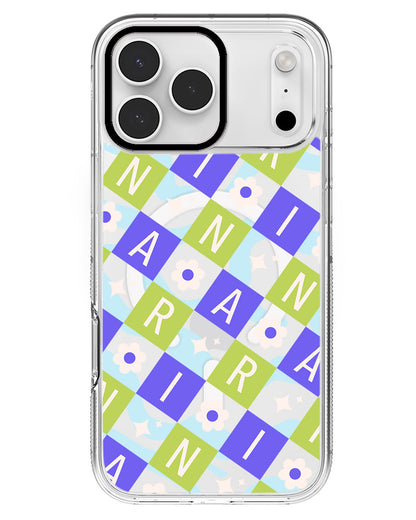 iPhone Rearguard MagSwap - CUSTOM MONOGRAM 3.0 Flower Grid 5.0