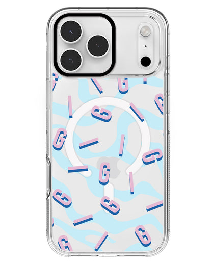 iPhone Rearguard MagSwap - CUSTOM MONOGRAM 1.0 Cotton Candy