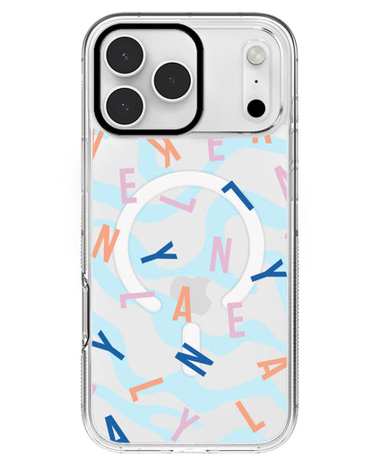 iPhone Rearguard MagSwap - CUSTOM MONOGRAM 1.0 Rainbow