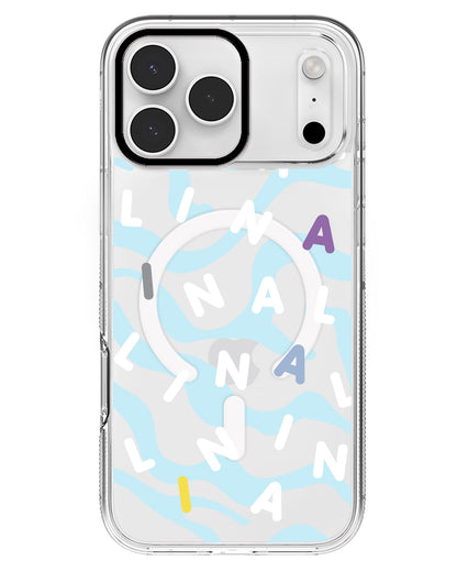 iPhone Rearguard MagSwap - CUSTOM MONOGRAM 2.0 White
