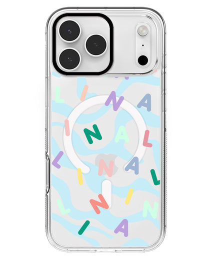 iPhone Rearguard MagSwap - CUSTOM MONOGRAM 2.0 Rainbow
