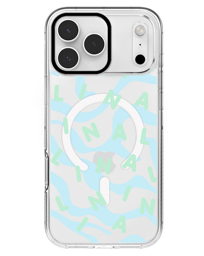 iPhone Rearguard MagSwap - CUSTOM MONOGRAM 2.0 Tosca