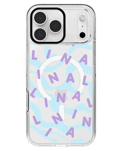 iPhone Rearguard MagSwap - CUSTOM MONOGRAM 2.0 Lilac