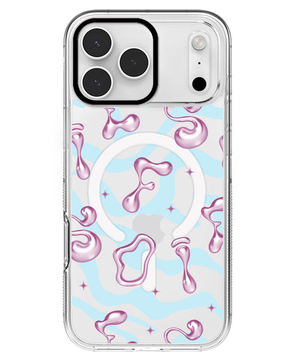 iPhone Rearguard MagSwap - Pink Chrome Monogram