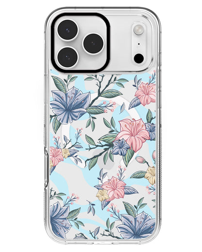iPhone Rearguard MagSwap - Pink & Blue Floral