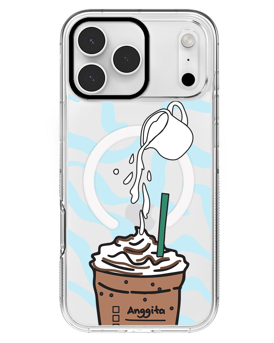 iPhone Rearguard MagSwap - Coffee Frappe