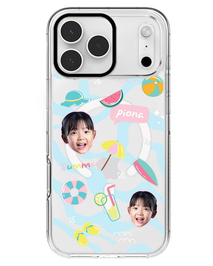 iPhone Rearguard MagSwap - Face Grid Summer