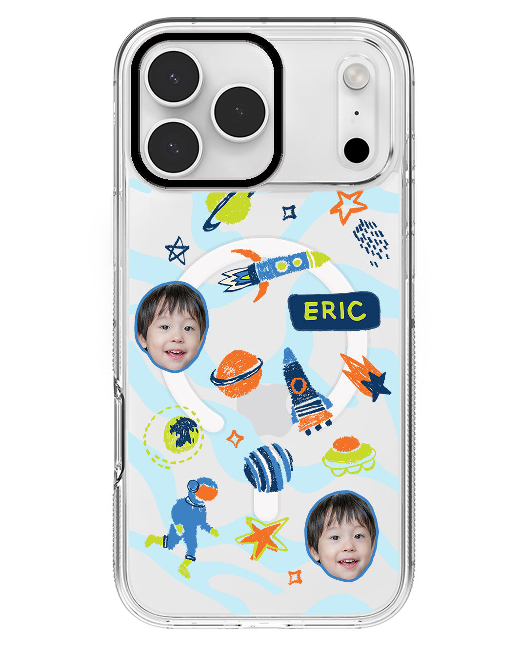 iPhone Rearguard MagSwap - Face Grid Galaxy