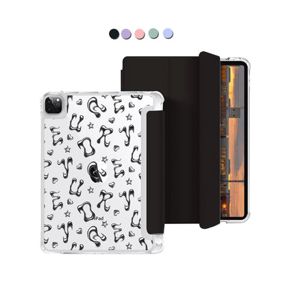 iPad Macaron Flip Cover - Chrome monogram 2.0