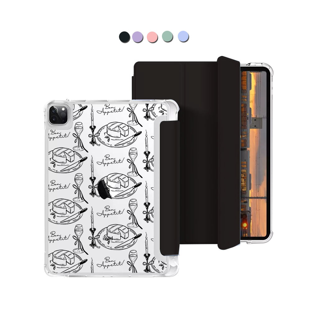 iPad Macaron Flip Cover - Bon appetit