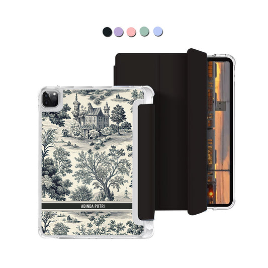 iPad Macaron Flip Cover - Toile du Juoy Chateau