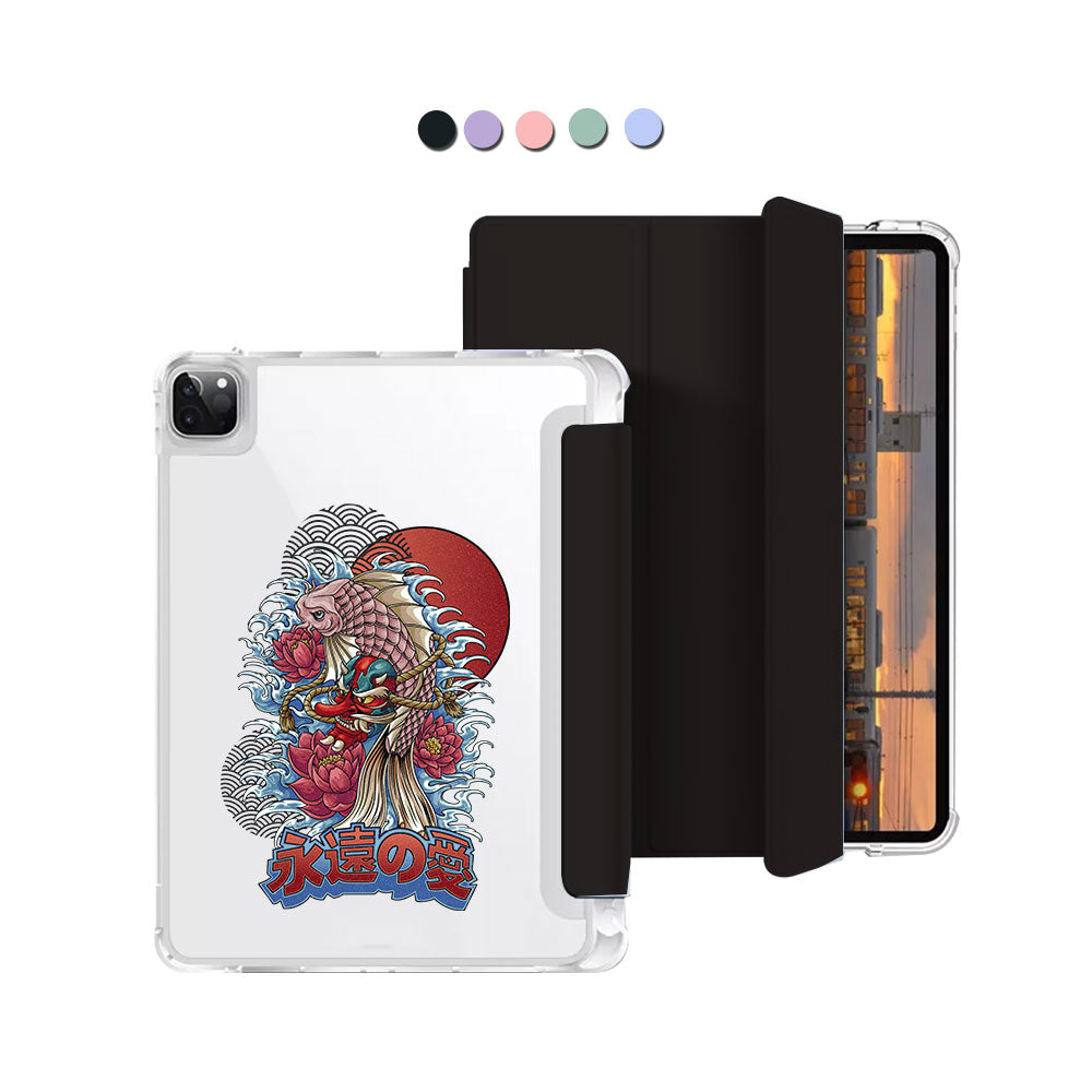 iPad Macaron Flip Cover - Oni Koi