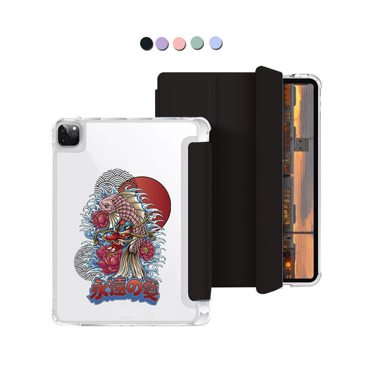 iPad Macaron Flip Cover - Oni Koi