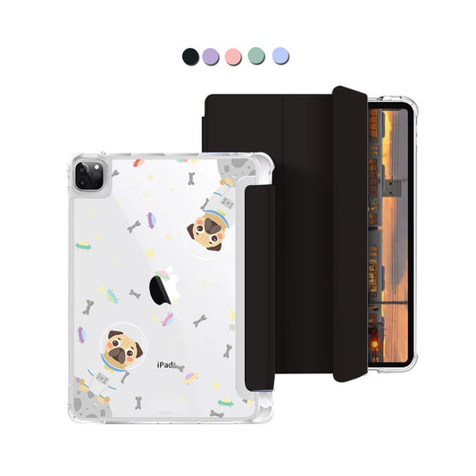 iPad Macaron Flip Cover - Pugstronauts