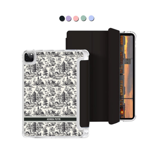iPad Macaron Flip Cover - Toile du Juoy Sauvage