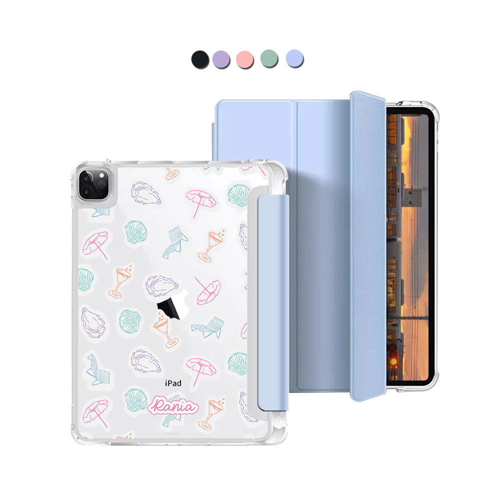 iPad Macaron Flip Cover - Chill sunset
