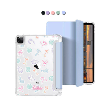 iPad Macaron Flip Cover - Chill sunset