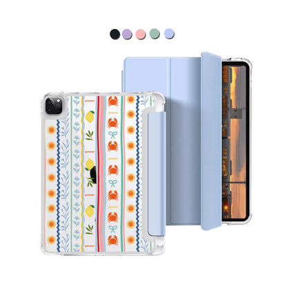 iPad Macaron Flip Cover - Seaside opulence 2.0