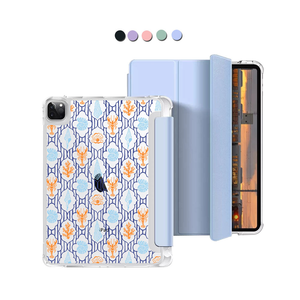 iPad Macaron Flip Cover - Seaside opulence 3.0