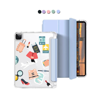 iPad Macaron Flip Cover - Stewardess or Flight Attendant