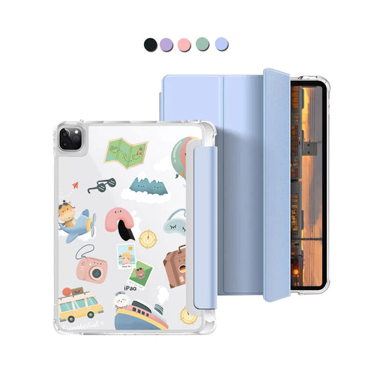 iPad Macaron Flip Cover - Travel