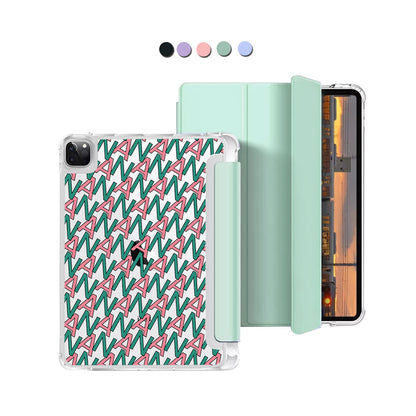 iPad Macaron Flip Cover - CUSTOM MONOGRAM 3.0 Initial 7.0