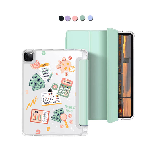 iPad Macaron Flip Cover - Finance