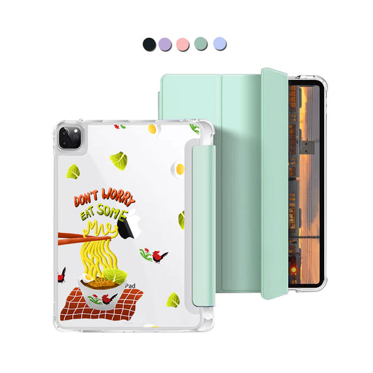 iPad Macaron Flip Cover - Go Eat Some Mie