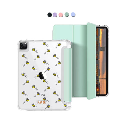 iPad Macaron Flip Cover - Honey bee