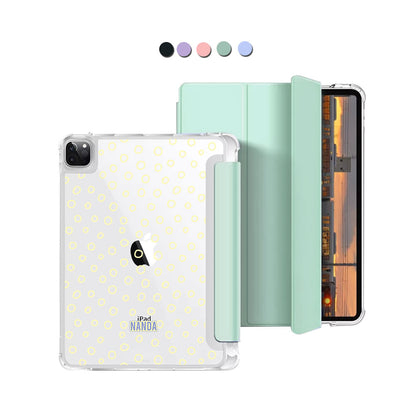 iPad Macaron Flip Cover - Neon dots
