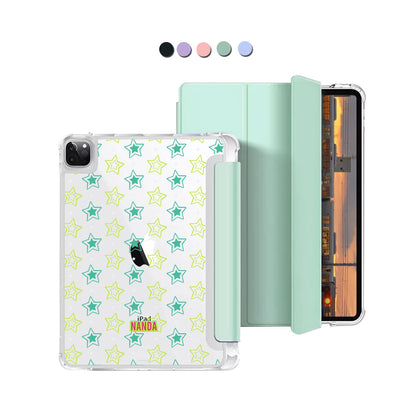 iPad Macaron Flip Cover - Twinkle stars