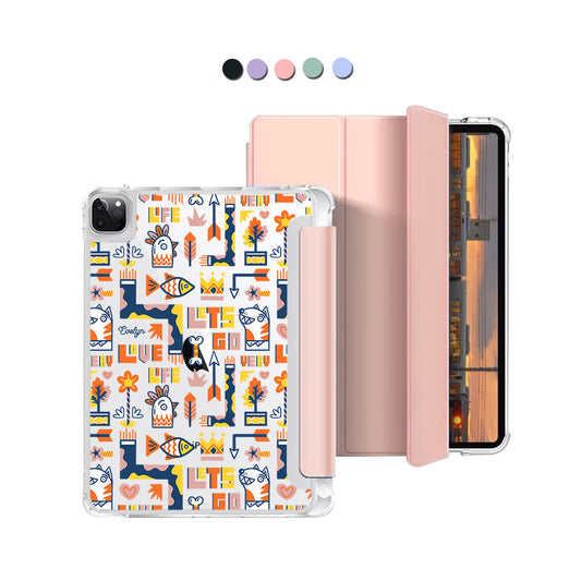 iPad Macaron Flip Cover - Life in Colour