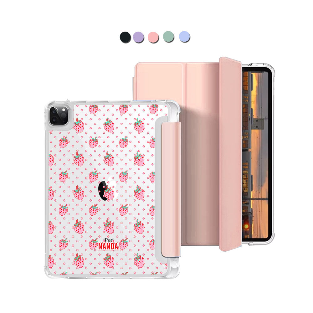 iPad Macaron Flip Cover - Berries