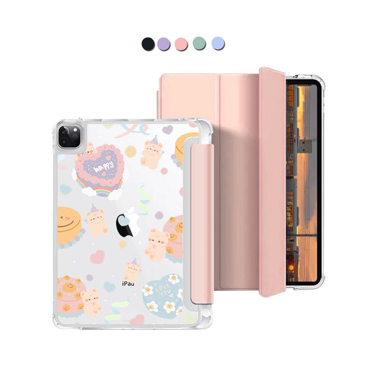 iPad Macaron Flip Cover - Cake Party