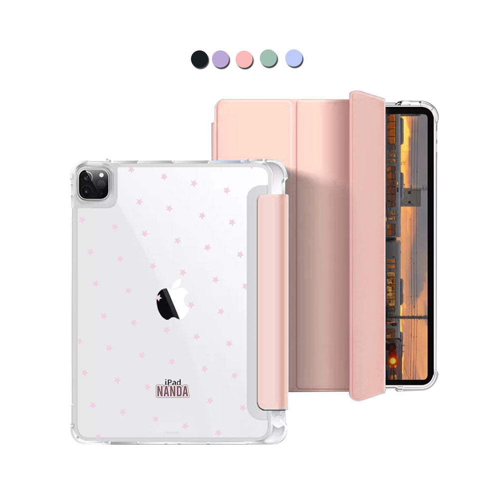 iPad Macaron Flip Cover - Choco sparkles