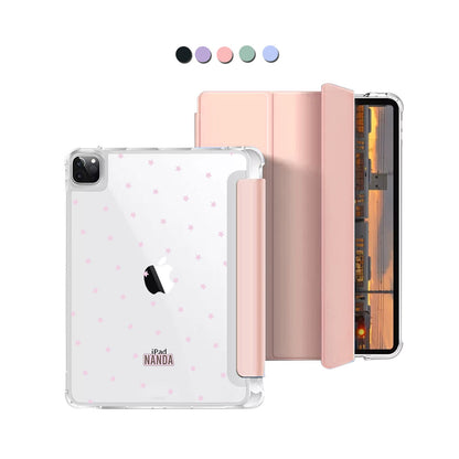 iPad Macaron Flip Cover - Choco sparkles