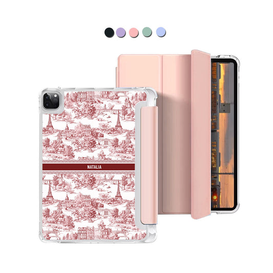 iPad Macaron Flip Cover - Toile du Juoy City