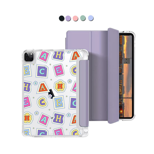 iPad Macaron Flip Cover - Adorable Monogram 3.0