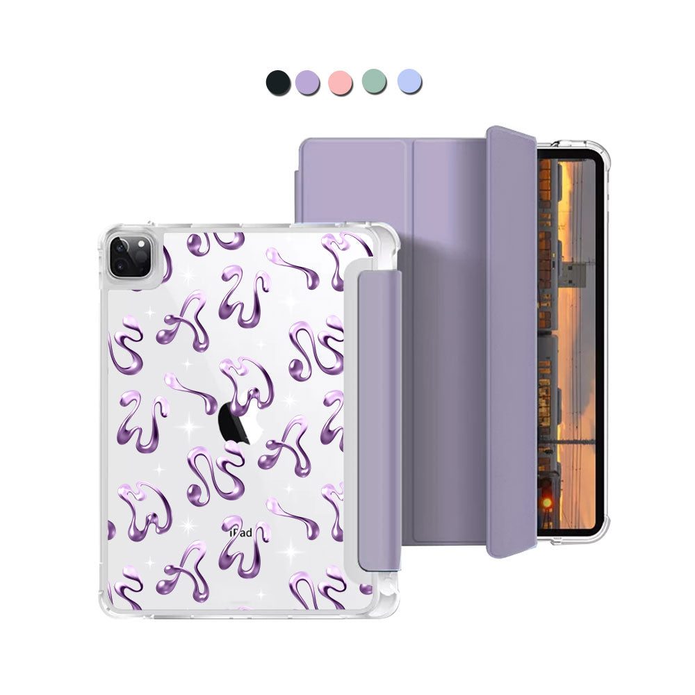 iPad Macaron Flip Cover - Chrome monogram 4.0