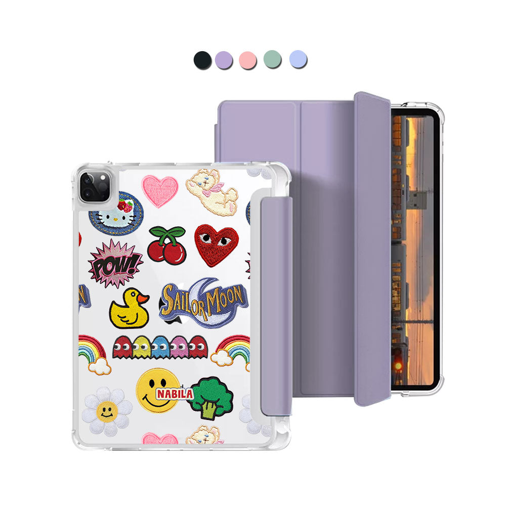 iPad Macaron Flip Cover - Cute denim