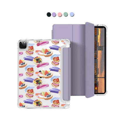 iPad Macaron Flip Cover - Fruit pie