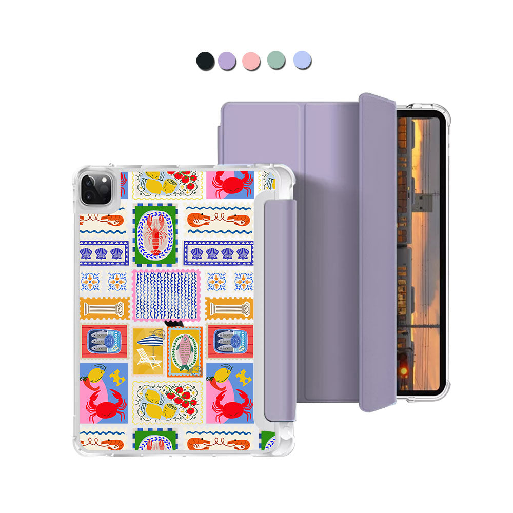 iPad Macaron Flip Cover - Seaside opulence 1.0