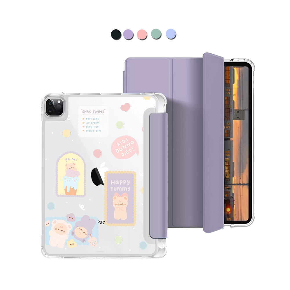 iPad Macaron Flip Cover - Sweets Heaven