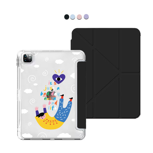 iPad / Android Tab Y-Fold Flip Cover - Bad Day