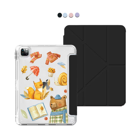 iPad / Android Tab Y-Fold Flip Cover - Bear & Fox