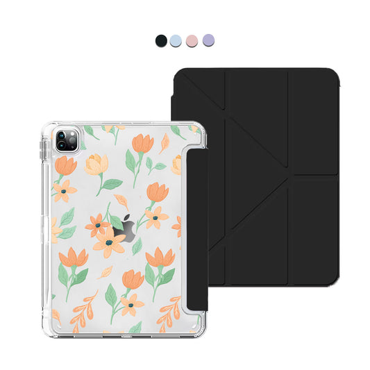 iPad / Android Tab Y-Fold Flip Cover - Birth Flower